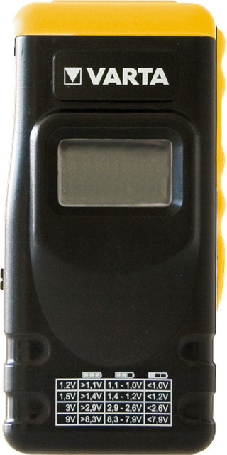 Varta LCD Digital Battery Tester in Schwarz - Bild 1