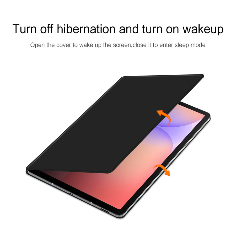 Magnetische Tablet Hülle für Samsung Galaxy Tab S10 Lite S9 FE S10 FE S7 S8 S9 mit S Pen Halterung und Auto-Wake-Sleep-Funktion in Schwarz oder Grau - Bild 4