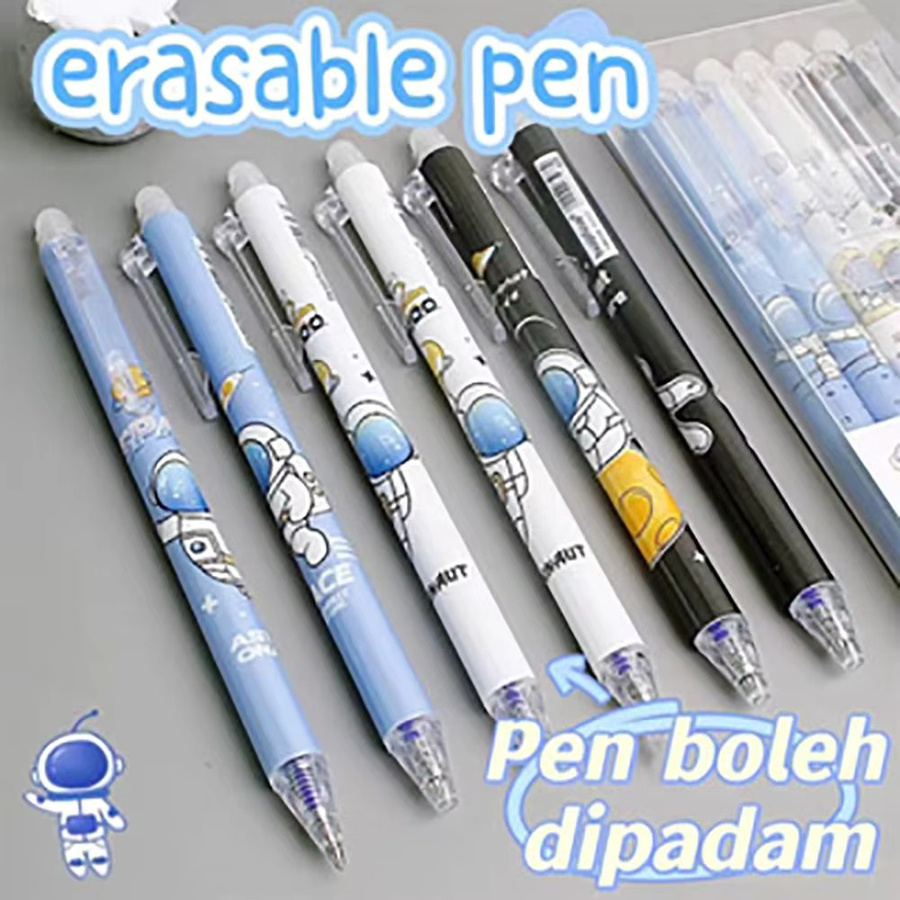 Astronaut löschbarer Gelstift mit 0,5 mm Spitze, schnell trocknende Tinte, Mehrfarbig - Bild 4