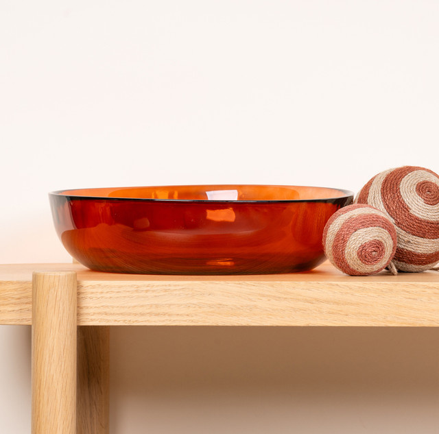 Servierschale aus Glas von BLUME2000 in Rot - Bild 1