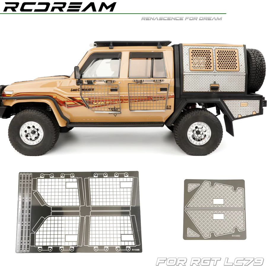 RCDream Windabweiser Regenschutz Rücklichtschutz, Zubehör, Metall - Bild 1