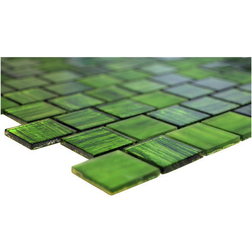 HuH Mosaik Mosaikfliese Foil aus Glas in Grün, B/H: 31,8 x 28,6 cm - Bild 2