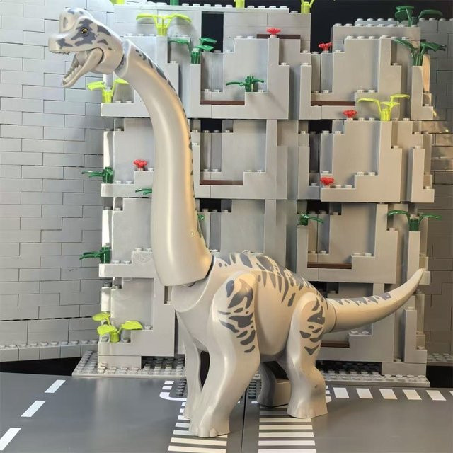 BANGSHE Dinosaurier Brachiosaurus Modell, Bausteine, Titanosaurus, Tiere - Bild 1