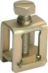Hager Sammelschienenklemme CU 12 x 5 mm in Silber und Weiß - Bild 1
