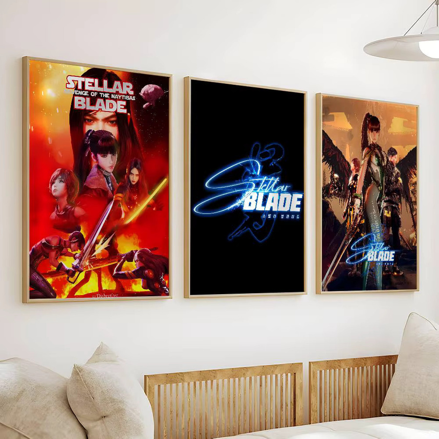 Stellar Blade Poster Wasserdichter Wandkunstaufkleber in Mehrfarbig - Bild 4