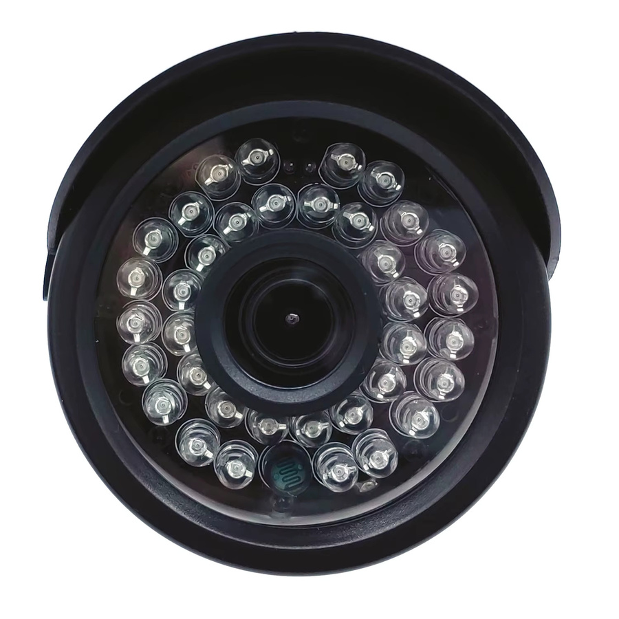 JIENUO AHD CCTV Sicherheitskamera mit 5MP Auflösung, 1080P High Definition, Infrarot NightVision, wasserdicht, Farbe: Weiß - Bild 3