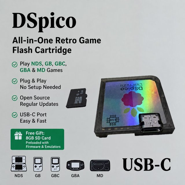 DSpico Spritzgussgehäuse mit modularer Chip-Einheit in Schwarz-Transparent - Bild 1