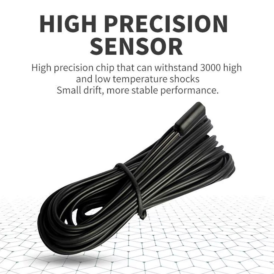 Yieryi Intelligenter WiFi-Temperaturregler in Schwarz mit Sensor für Gefrierschrank, Kühlschrank und Kühllager zur Temperatursteuerung von -50 bis 110 ℃ - Bild 4