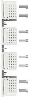 ABB KIT EF FP XT6 Leistungsschalterzubehör 4er-Set in Weiß - Bild 1