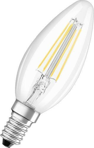 Osram LED Filament Kerzenlampen E14 5,9W Tageslichtweiß Transparent 3er Set - Bild 1