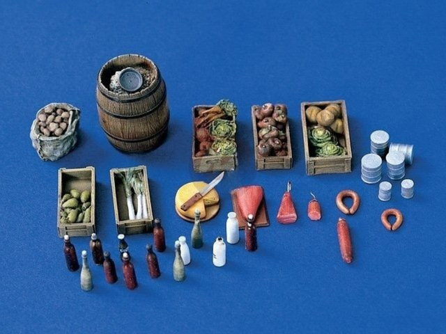 JIJIE Zubehör für Lebensmittel und Getränke, Szenenmodell, Maßstab 1:35 - Bild 1