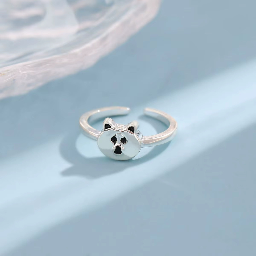GaGa-Duck Bär Öffnung Ring, 925 Silber, Damen - Bild 2