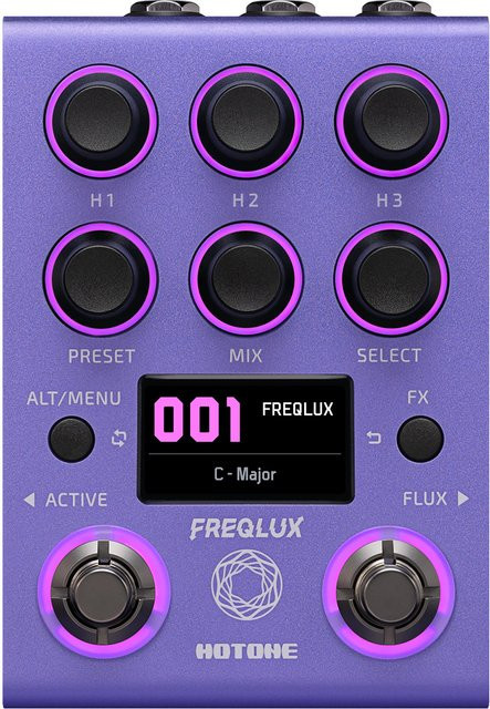 Hotone FREQLUX NP-200 Triple-Voice Pitch Freedom Pedal mit mehreren Pitch-Modi, Flux-Pitch-Shifts und EXP/MIDI-Steuerung - Bild 1