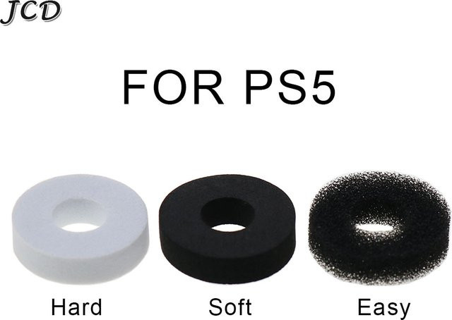 JCD Aim Assist Ringe für PS5, PS4 und Switch PRO Controller, 2 Stück, Schwarz - Bild 1