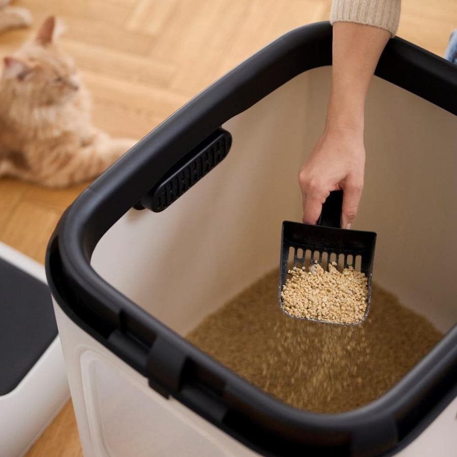 Rotho Katzentoilette Biala XL in Weiß - Bild 5