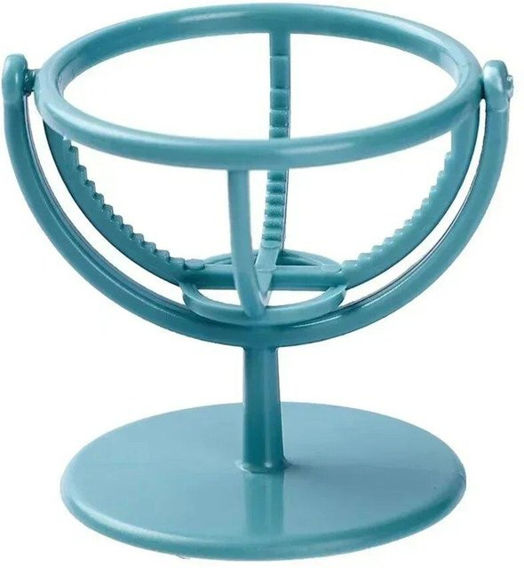 NATAWA Puffhalter, 360° drehbar, wandmontiert, weiß-blau - Bild 1