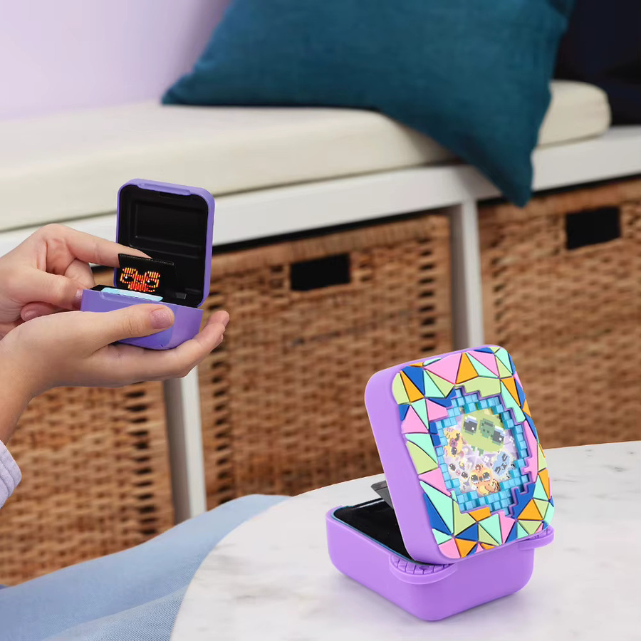 Alloet Silikonhülle in Lila für Bitzee Magicals Digital Pet, stoßfeste Anti-Drop Schutzhülle - Bild 3