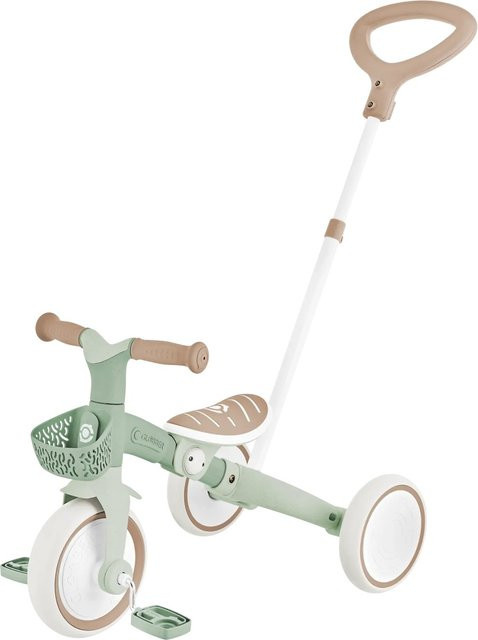 Globber Learning Trike 3in1 Plus Dreirad und Laufrad Salbei Grün - Bild 1