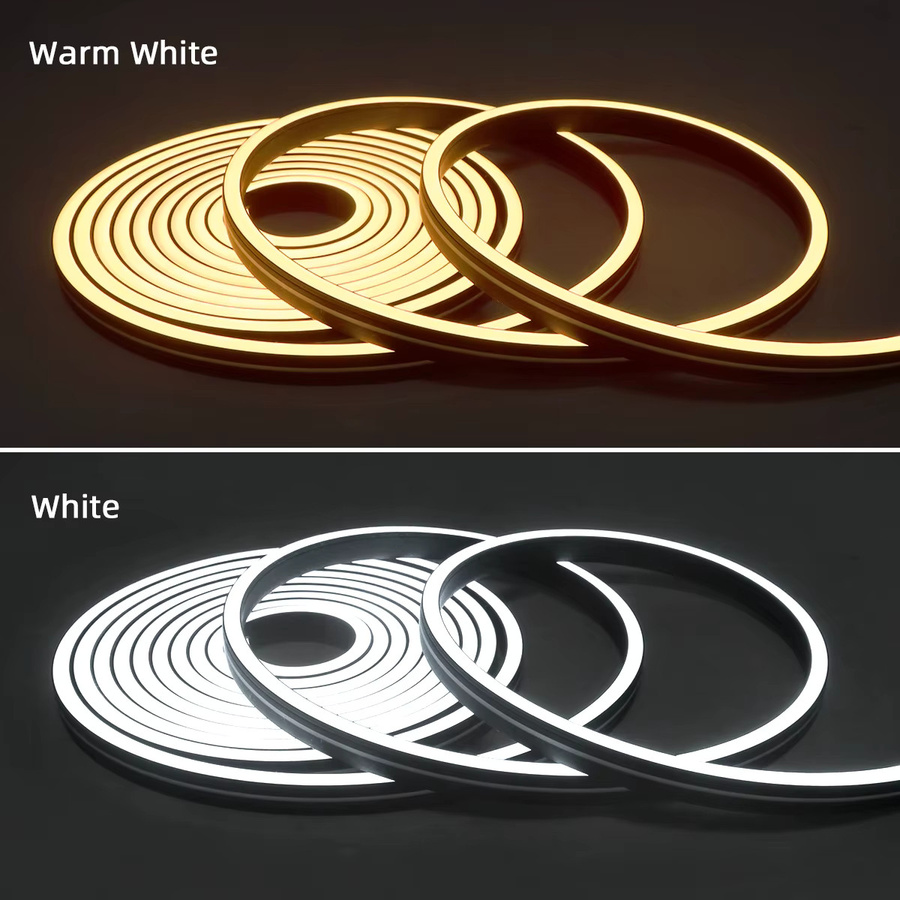 Gyarfas Neon LED Streifen Licht Schwarz DC24V Wasserdicht mit Fernbedienung für Akzentbeleuchtung in Küche und Schrank - Bild 4