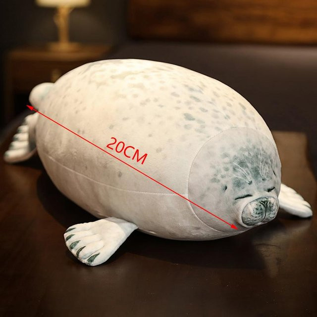 Yiran toy Angry Blob Seal Kissen, Seelöwe, Plüsch, ab 6 Jahren - Bild 1