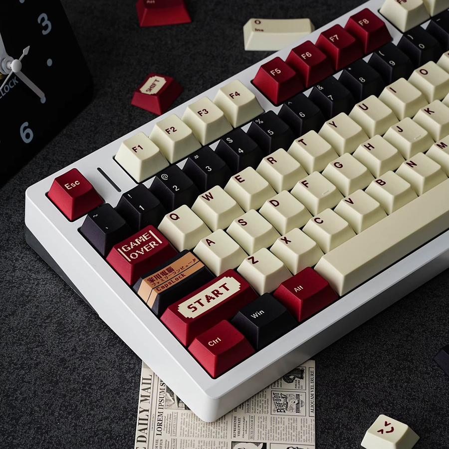 Cherry Retro NES Tastenkappen für mechanische Tastaturen, Dye-Sub, Mehrfarbig - Bild 3