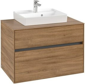 V&B Waschtischunterschrank Collaro in Kansas Oak, Wandmontage, B/H/T: 80 x 50 x 54,8 cm - Bild 1