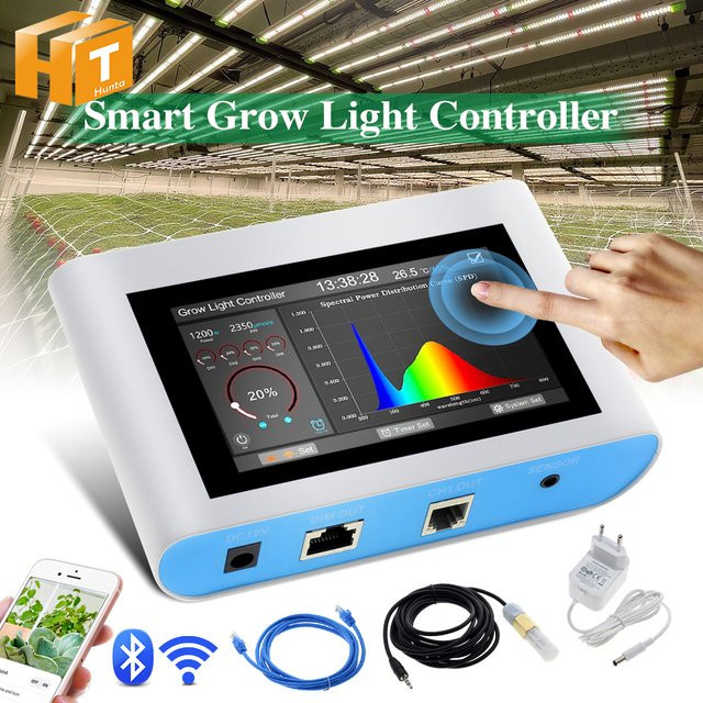 Hunta Intelligenter Kulturlichtregler für Pflanzenlampen mit 4-Zoll-Touchscreen-Display und Helligkeitsdimmer - Bild 1
