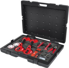 KS Tools MASTER Scheiben-Montage und Demontage-Satz, 13-teilig, rot - Bild 1
