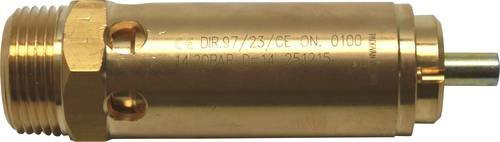Aerotec Druckluft-Sicherheitsventil aus Messing in Gold - Bild 1