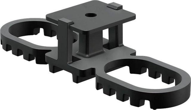 Karle & Rubner Terraflex Pro N9 Terrassenlager für Dielen mit Nut 4,2-9,2 mm aus Kunststoff in Schwarz inklusive Bohrschrauben aus Edelstahl 120 Stück - Bild 1
