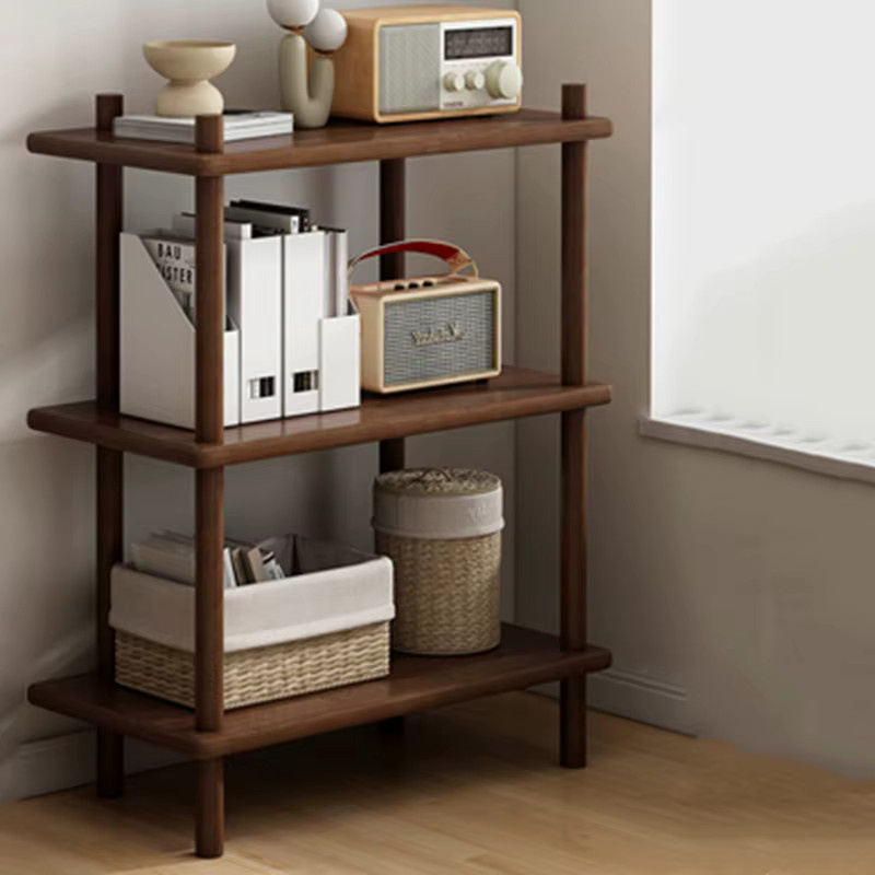 Modernes Bücherregal aus Holz von DUTRIEUX in Braun, freistehendes Regal mit offenem Design für dein Wohnzimmer - Bild 3