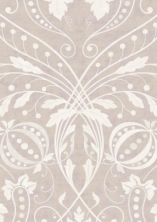Lewis & Wood Tapete Chateau Roan in Beige mit floralem Art Nouveau Design - Bild 1