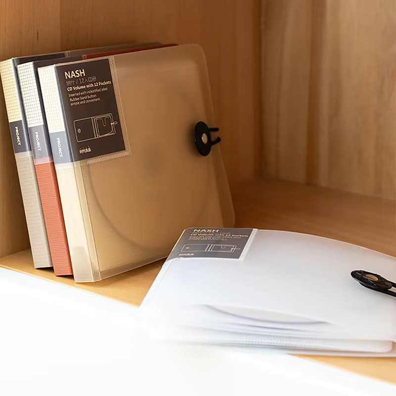 JETTING CD und DVD Aufbewahrungstasche aus transparentem Kunststoff mit Schnappverschluss - Bild 4