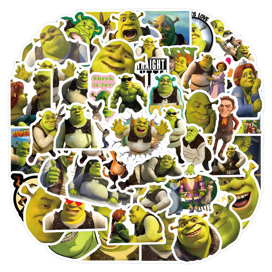 Bandai Shrek Aufkleber, 60-teiliges Set - Bild 3