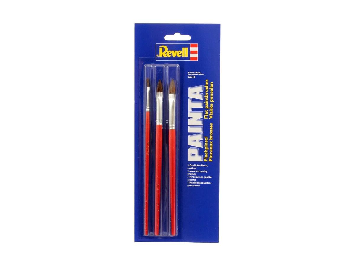 Revell Painta Flachpinsel-Set, 3-teiliges Set - Bild 3