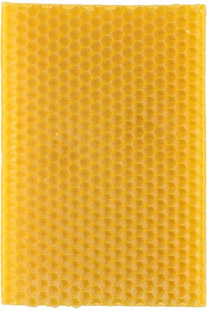 30 Stück Bienenwaben-Mittelwände aus Bienenwachs in Gelb, Maße: B: 9 cm, H: 13,2 cm, von Thriving Items Warehouse - Bild 1