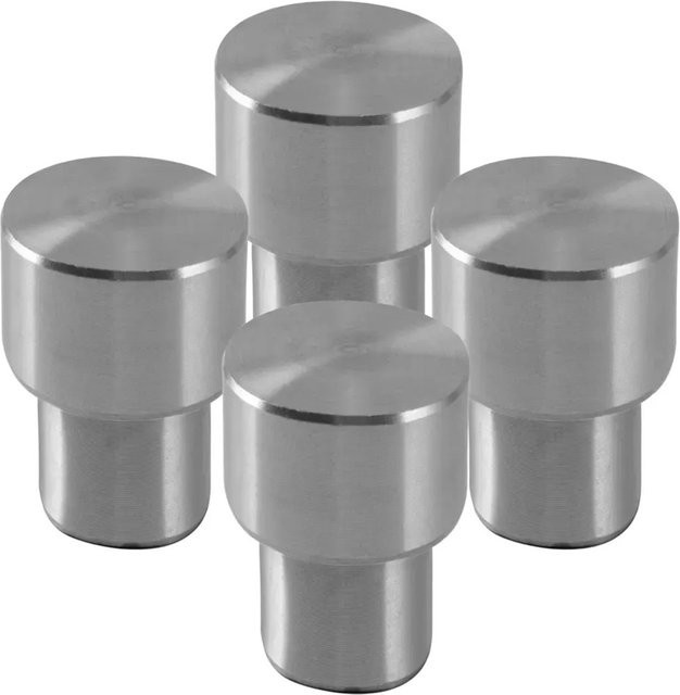 STAHLWERK Spannbolzen D16 mm für Schweißtische und Lochplatten, 4er Set, Silber - Bild 1