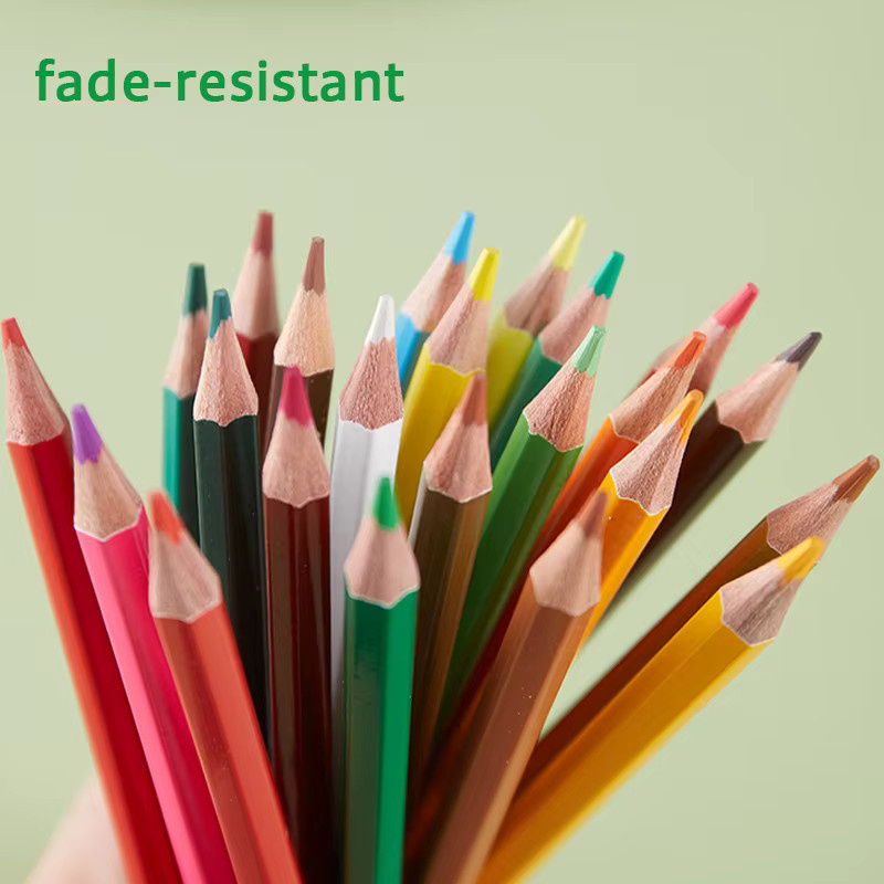 OBOS Buntstifte-Set mit 48 farbigen Pigmentstiften aus Holz für Erwachsene und Künstler - Bild 5