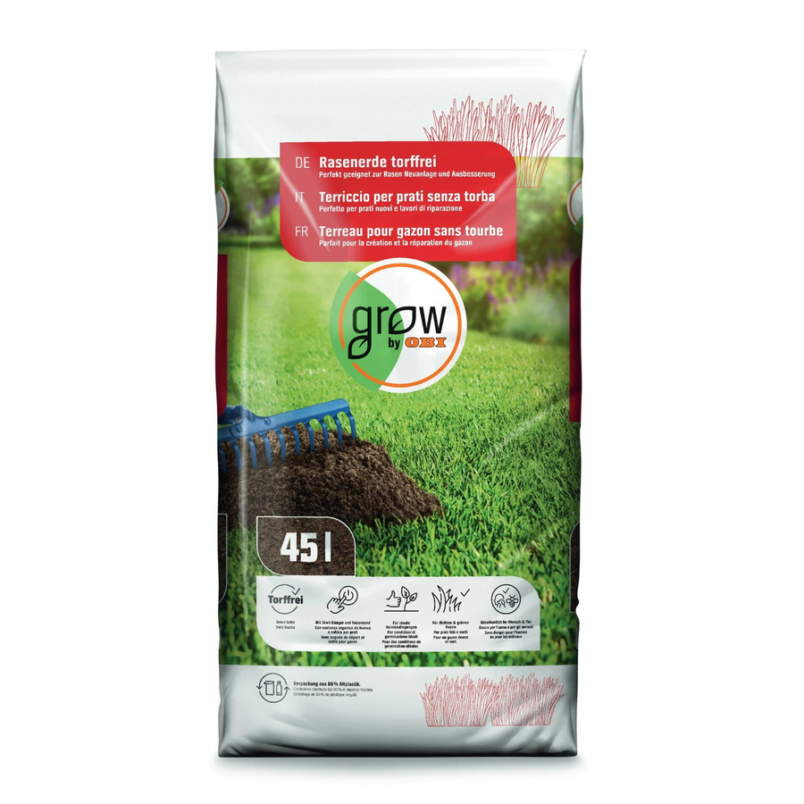GROW by OBI Rasenerde torffrei mit Sand - Bild 2