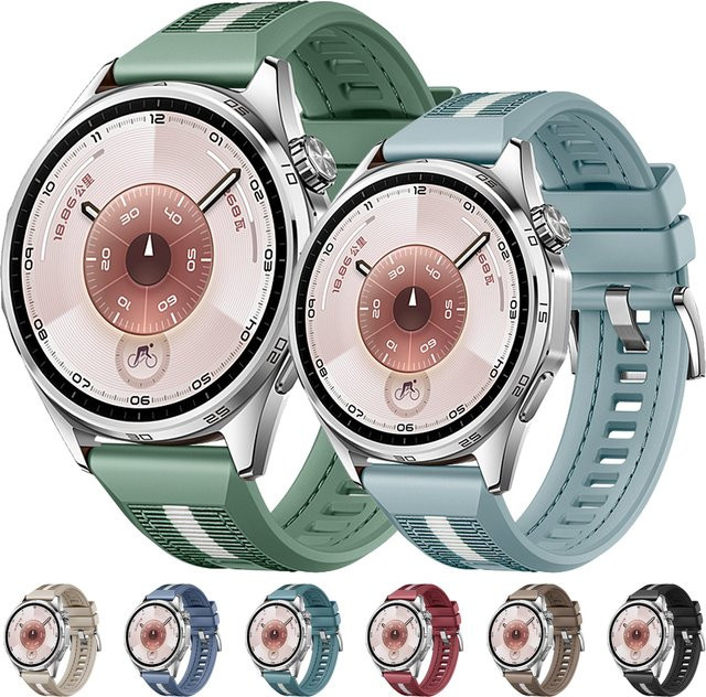 SNQP Uhrenarmband Nylon-Silikon, 22 mm, Unisex - Bild 1