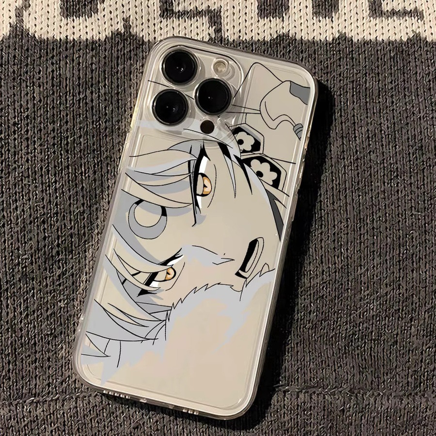 Inuyasha Sesshoumaru Handyhülle für iPhone 15 14 13 12 11 Pro Max Plus Mini und XR XS X 7 8, Transparent - Bild 3