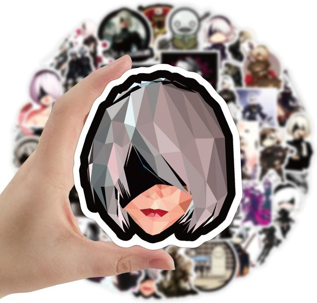 TIANMENG NieR Automata Spiel Aufkleber, 50-teiliges Set - Bild 1