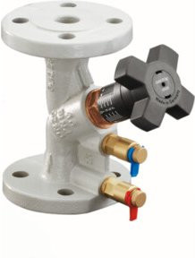 Oventrop Strv. Hydrocontrol VFC DN 20 Kombination, PN 16, Flanschanschluss nach Ansi, GG, Grau - Bild 1