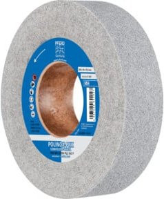 PFERD POLINOX Gewickeltes Vlies-Rad PNK Grau Ø 200 mm, Bohrung-Ø: 76,2 mm, Mittehart SIC Fein für Finish - Bild 1