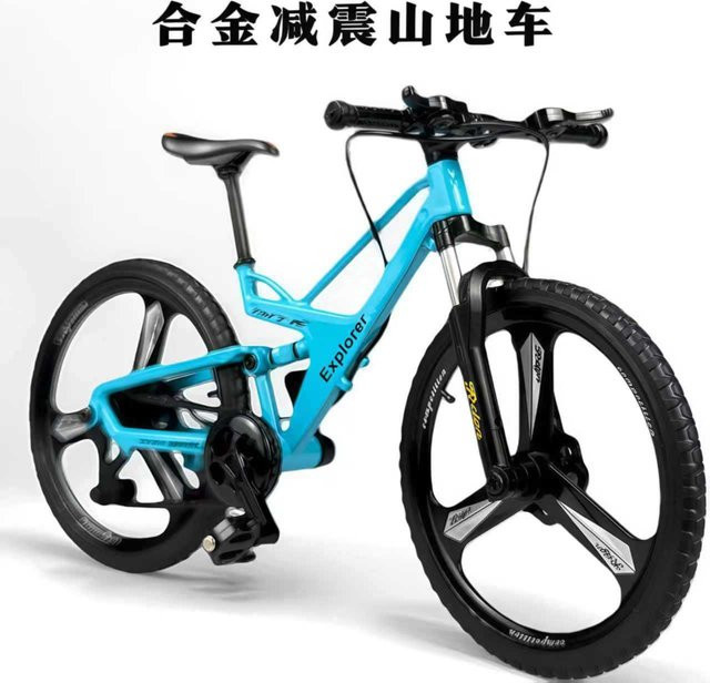 Linyi toy car Mountainbike Simulation Legierungsmodell, Metall, ab 14 Jahre - Bild 1