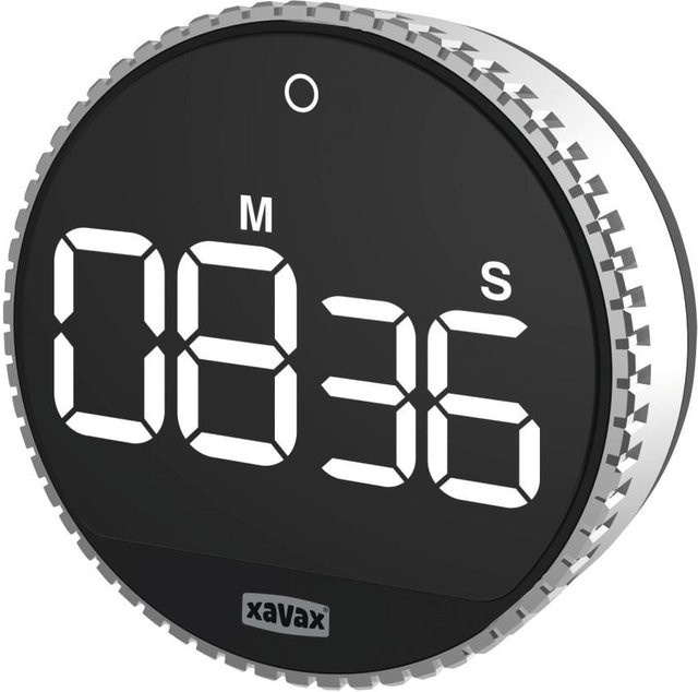 Hama Rotation Digitaler Küchentimer in Silber/Schwarz - Bild 1