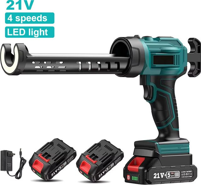 Kabellose elektrische Klebepistole von Makita mit 4 Geschwindigkeiten für Glaskleber-Dichtungen an Türen und Fenstern zur Nutzung mit Makita-Akkus - Bild 1