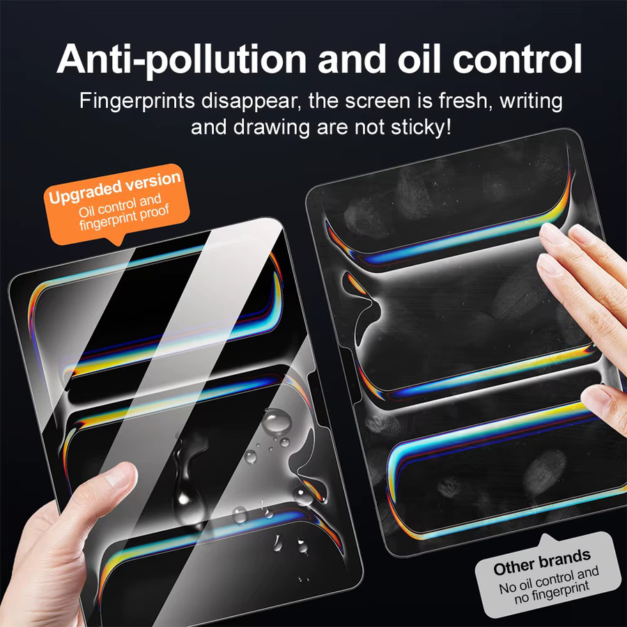 Apple Displayschutzfolie aus gehärtetem Glas mit Auto Alignment Kit für iPad Air 13 11 5 4 Pro 13 12,9 Mini 6 transparent - Bild 6