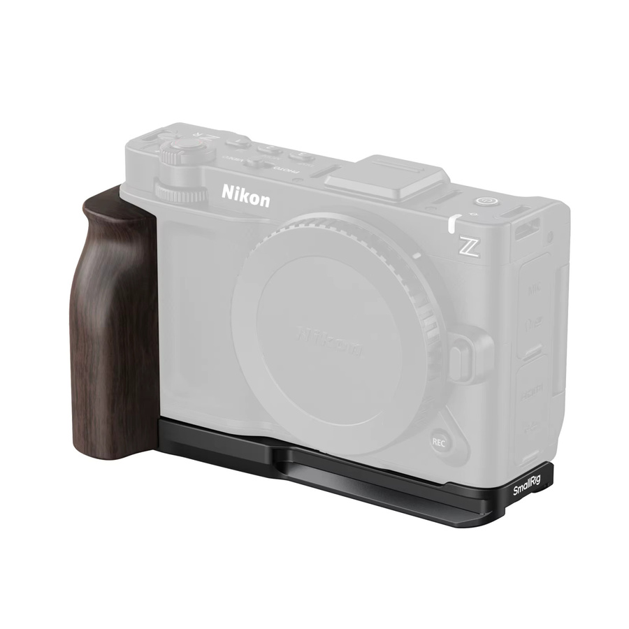 SmallRig Kamerakäfig Set mit L-förmiger Montageplatte und Holzgriff für Nikon ZR in Schwarz 5906 - Bild 1