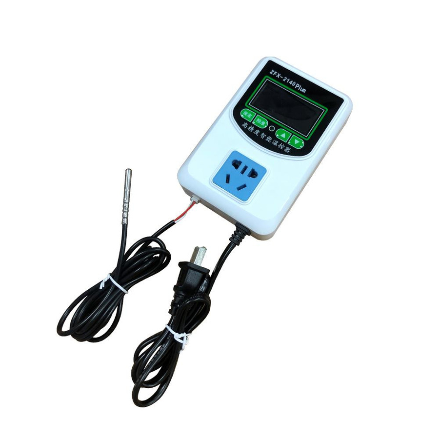TOMTOP JMS Digitaler Temperaturregler ZFX-W2140A mit NTC-Sensor in Weiß, hochpräzise Heiz- und Kühlsteuerung bis 3500W - Bild 2